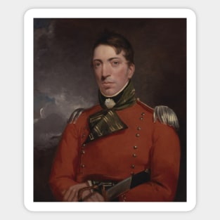 Captain Richard Gubbins by John Constable Sticker